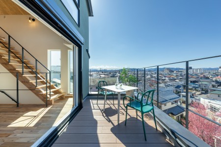 北向きの絶景を愉しむ家 実例集 神奈川県の注文住宅はカキザワホームズ